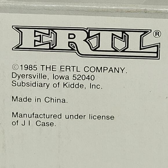 Vtg 1985 Ertl 1/32 scale Die-cast IH Case 2294 4wd w/frontend tractor red/black - Picture 9 of 9